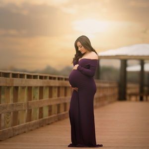 Maternity photo shoot gown
